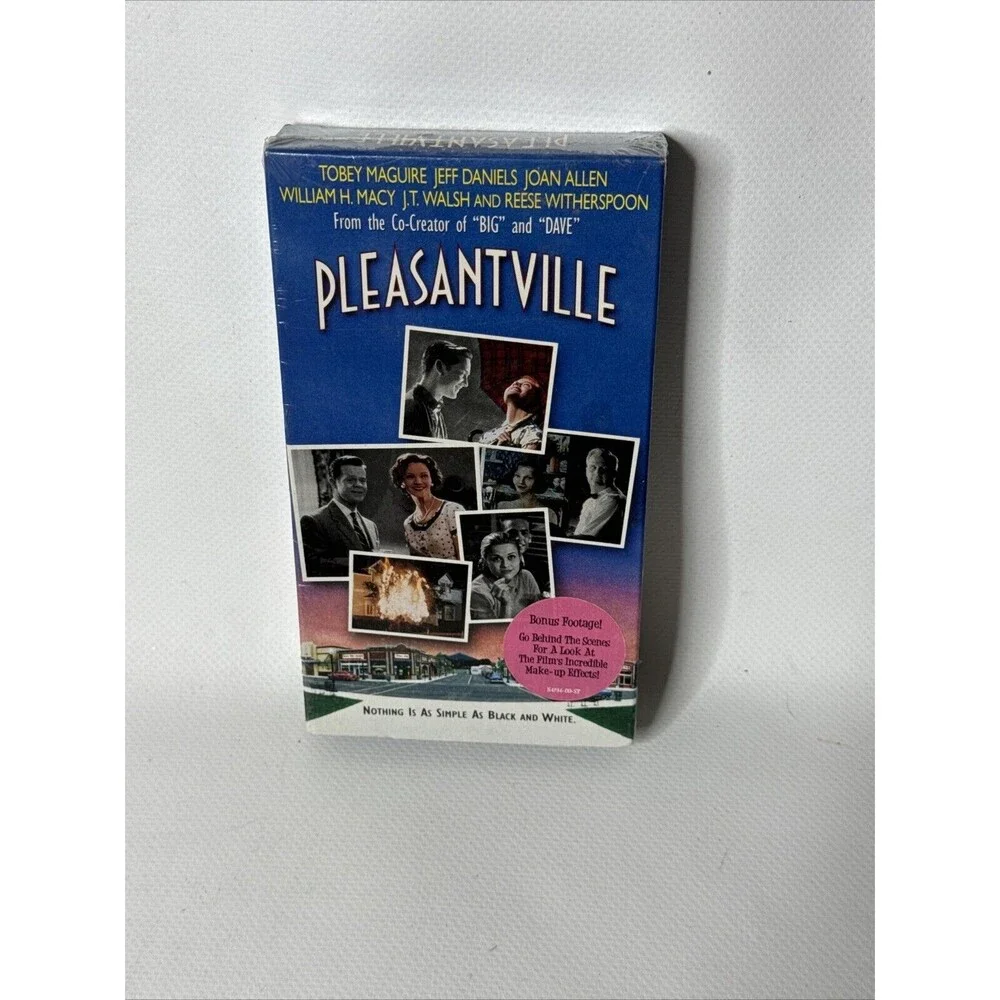 Pleasantville (VHS, 1999) - Toby Maguire, Jeff Daniels, Joan Allen New Sealed